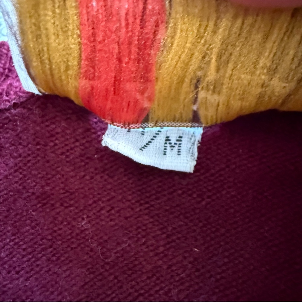 Parkhurst Pure Lambswool Burgundy V-Neck Sweater Vest Size M Made in Canada‎ - Picture 3 of 7
